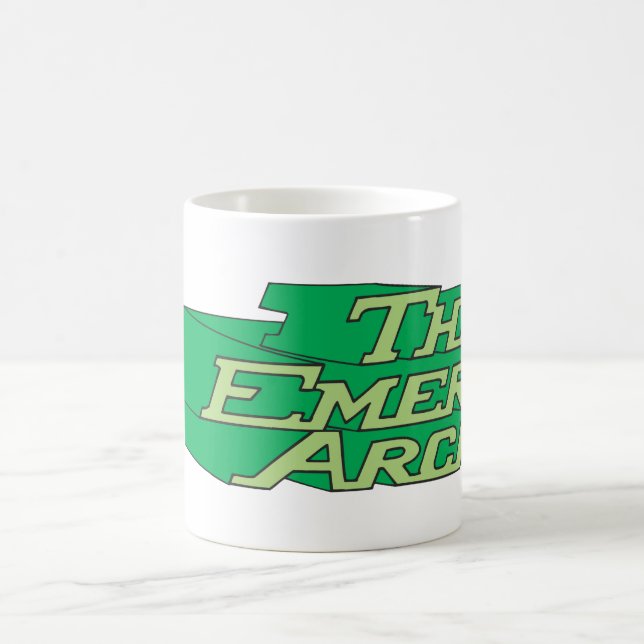 Caneca De Café Logotipo Emerald Archer (Centro)