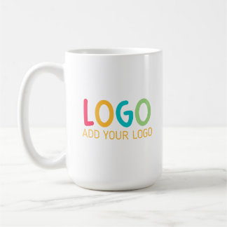 Caneca De Café Logotipo Empresarial Personalizado Marca Alta 15oz