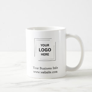 Caneca De Café Logotipo Empresarial   Promocional Corporativo Mod