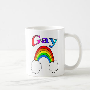 Caneca De Café Logotipo gay