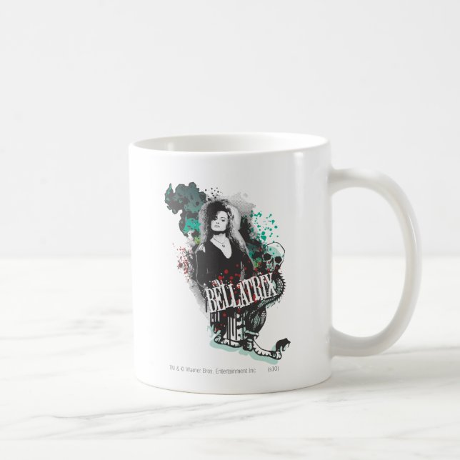 Caneca De Café Logotipo Gráfico Bellatrix Lestrange (Direita)