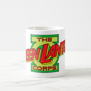 Caneca De Café Logotipo Gren Lantern Corps