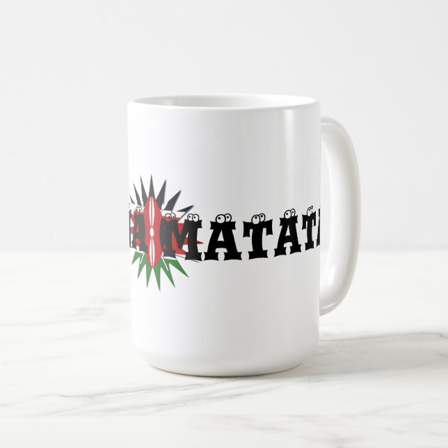 Caneca De Café Logotipo Hakuna matata (Frente Esquerda)