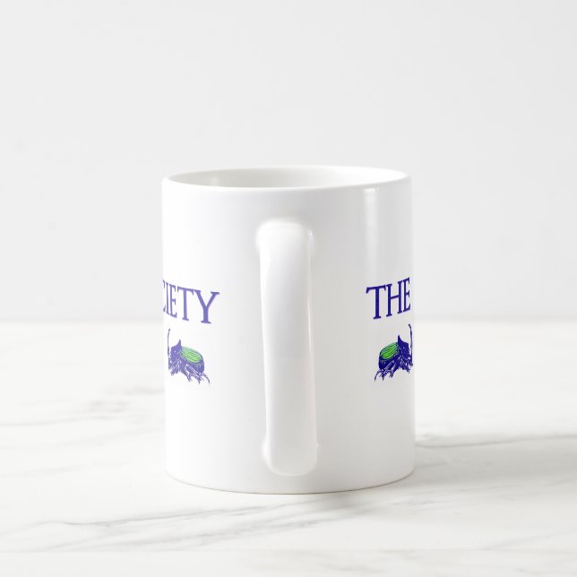 Caneca De Café Logotipo I da Sociedade de Coleópteros (Alça)