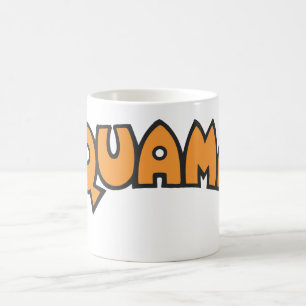 Caneca De Café Logotipo Laranja Aquaman