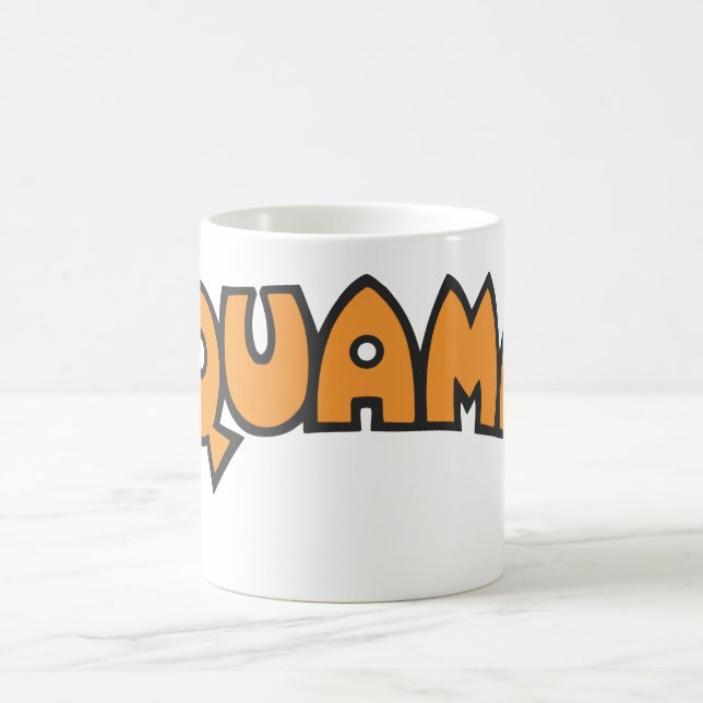 Caneca De Café Logotipo Laranja Aquaman (Centro)