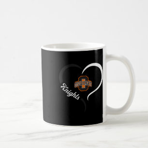 Caneca De Café Logotipo Otsego Knights Half Heart Slogan Hs