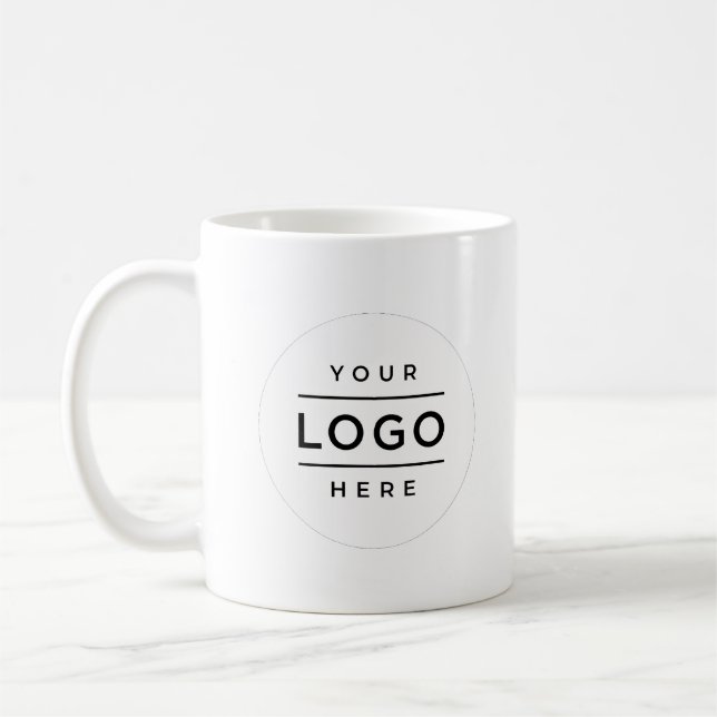 Caneca De Café Logotipo personalizado (Esquerda)