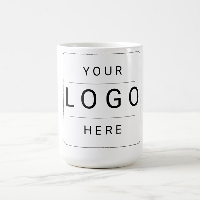 Caneca De Café Logotipo Personalizado (Centro)