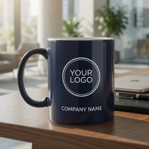Caneca De Café Logotipo Personalizado da Empresa   Marca da Empre