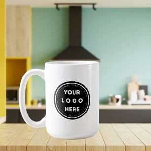 Caneca De Café Logotipo Personalizado de Empresa Marca