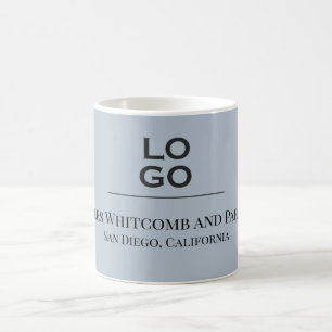 Caneca De Café Logotipo personalizado de empresa ou empresa Dusty
