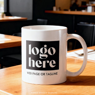 Caneca De Café Logotipo Personalizado de Marca Promocional Empres