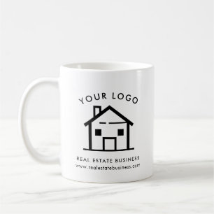 Caneca De Café Logotipo Personalizado de Promoção de Negócios de