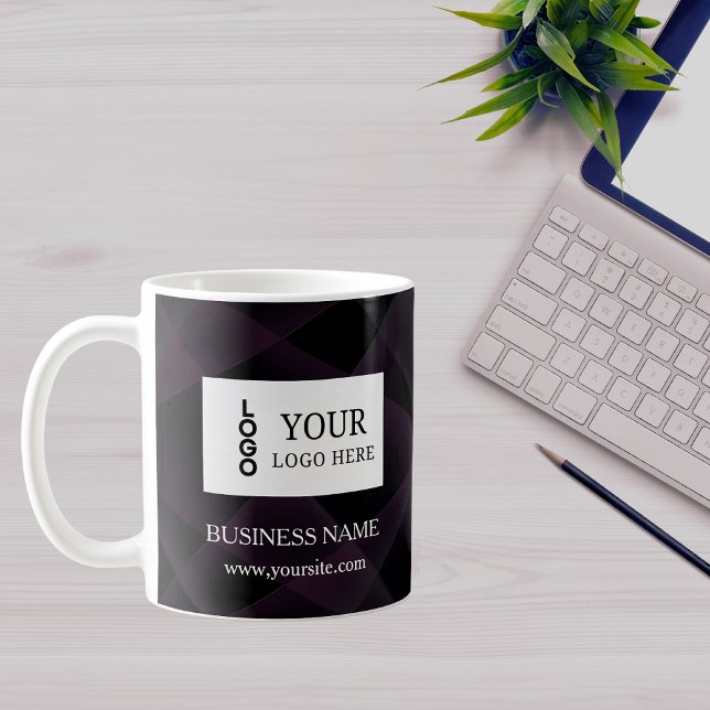Caneca De Café Logotipo Personalizado Moderno  (Criador carregado)