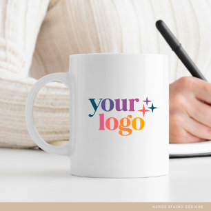 Caneca De Café Logotipo personalizado moderno com marca branca