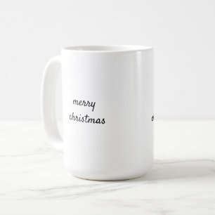 Caneca De Café Logotipo personalizado simples e elegante aqui da