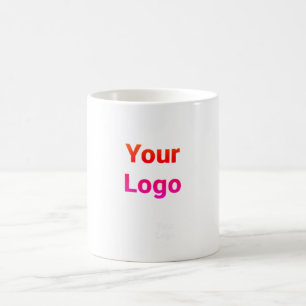 Caneca De Café logotipo personalizado simples minimalista elegant