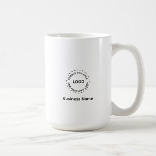 Caneca De Café Logotipo Personalizado Simples Profissional Crie o