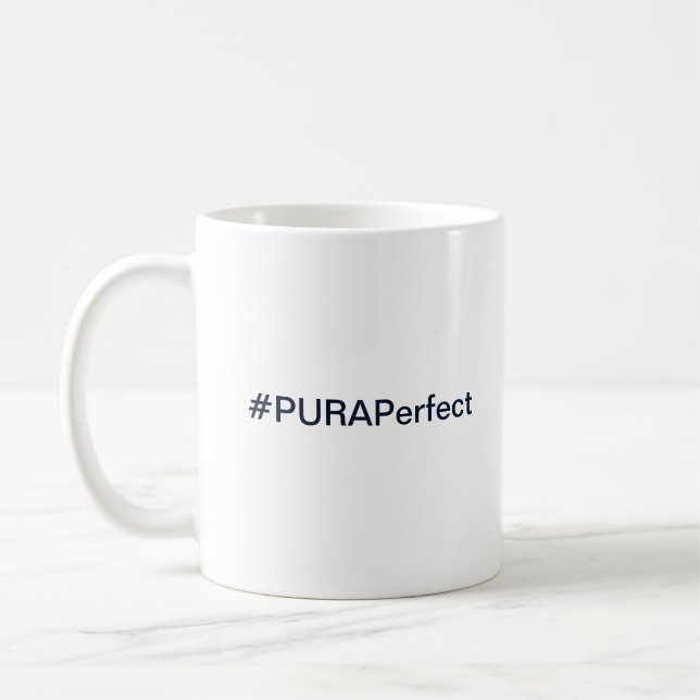 Caneca De Café Logotipo PURA Coffee Mug (Esquerda)