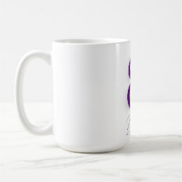 Caneca De Café Logotipo Roxo do Dia Internacional da Mulher