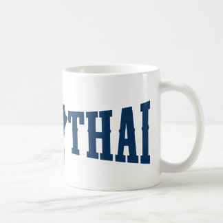 Caneca De Café Logotipo tailandês de Muay
