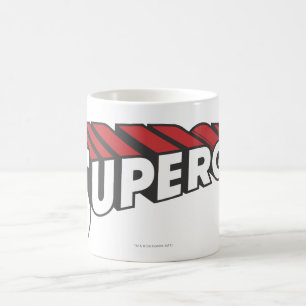 Caneca De Café Logotipo vermelho e branco da Supergirl