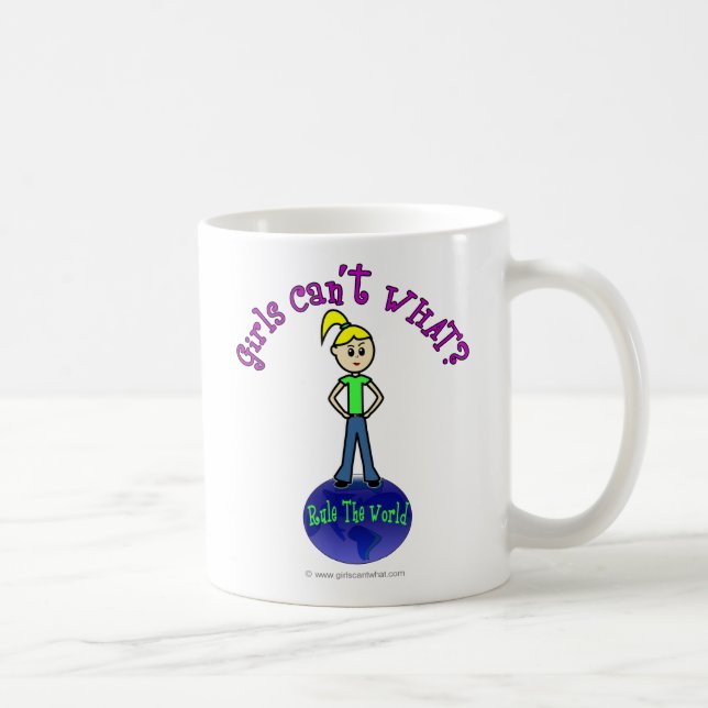 Caneca De Café Loira governa o mundo (Direita)