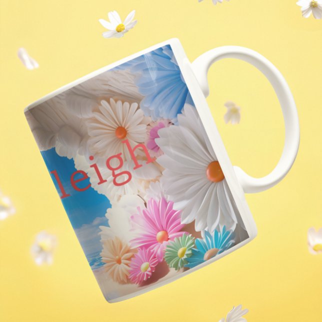 Caneca De Café Loja 3D Personalizada Floral (Criador carregado)