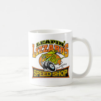 Caneca De Café Loja da velocidade de Leapin Lizzard