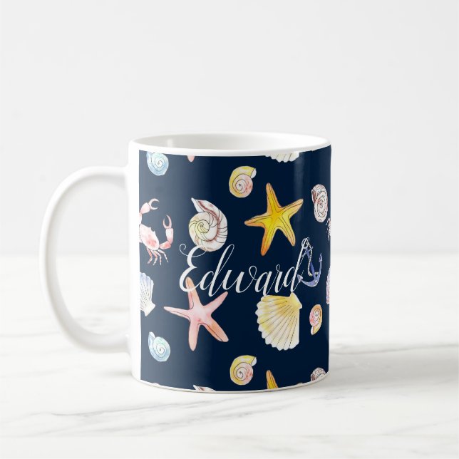 Caneca De Café Loja de café (Escuro) (Esquerda)