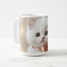 Loja de Gatinhos Brancos Elegantes