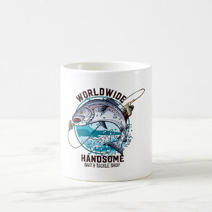 Caneca De Café Loja de Iscas e Petrechos Worldwide Handsome