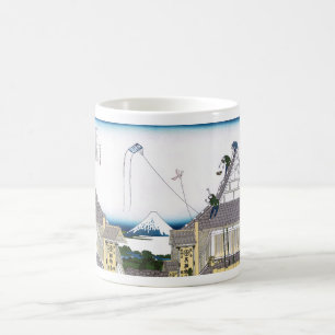 Caneca De Café Loja Mitsui em Surugacho em Edo