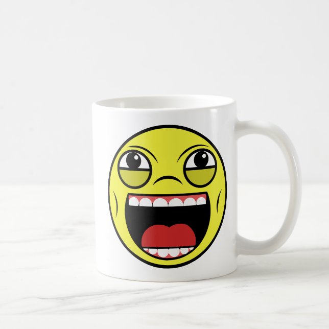 Caneca De Café LOL Face Café Mug (Direita)