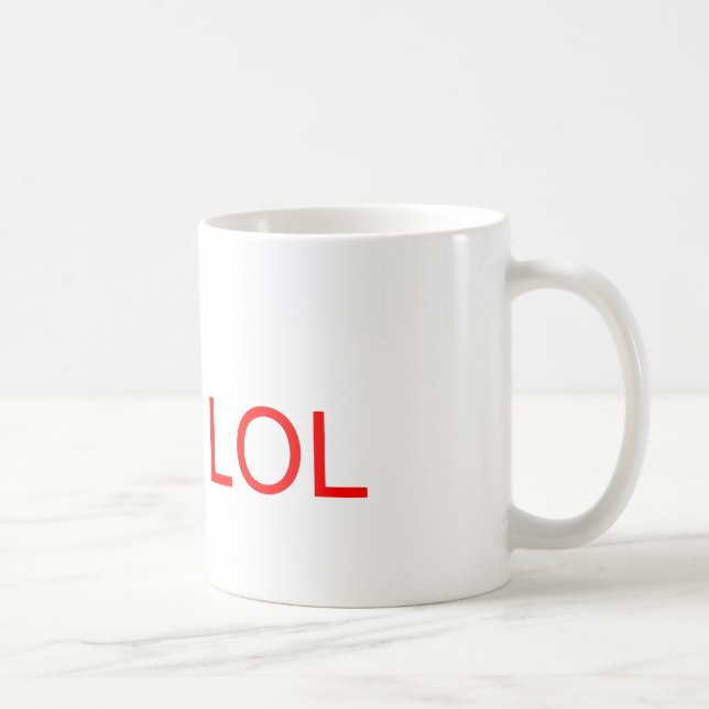 Caneca De Café LOL - meme (Direita)