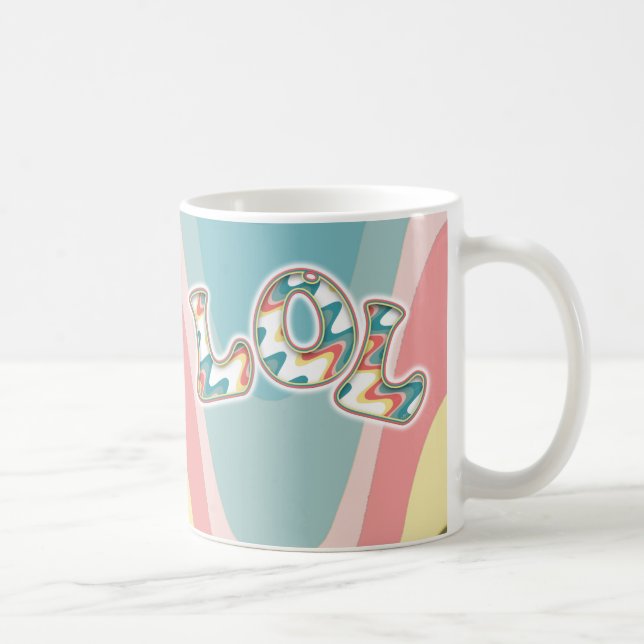 Caneca De Café lol ~ ondas leves (Direita)