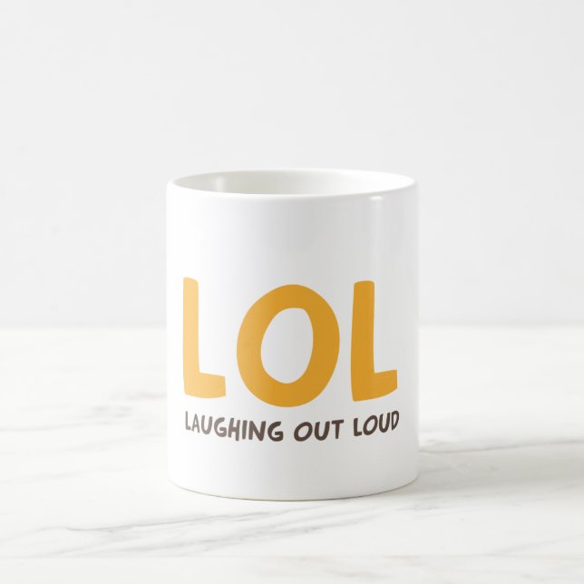 Caneca De Café LOL - Rindo alto (Centro)