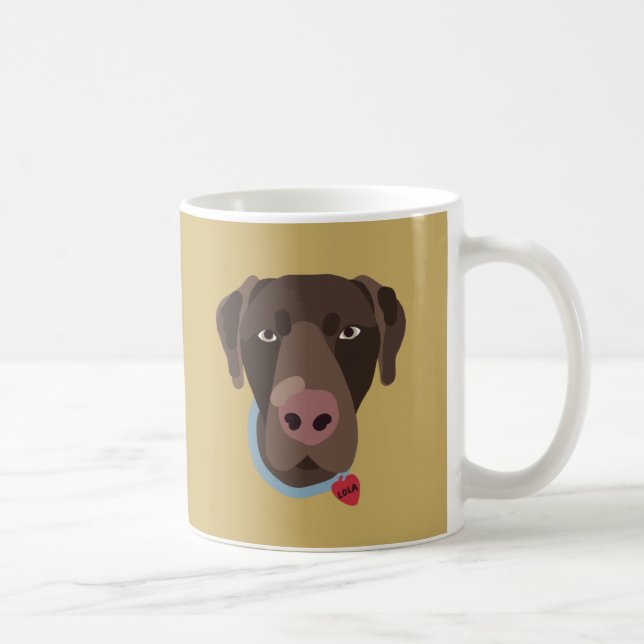 Caneca De Café Lola para Audrey (Direita)