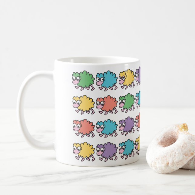 Caneca De Café Lolailo 15 Que disse abelha (Com Donut)
