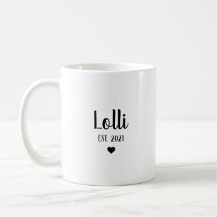 Caneca De Café Lolli Avó Grávida Oferta de Anúncio
