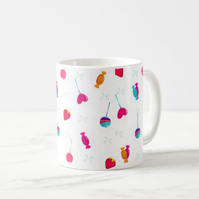 Caneca De Café Lollipop Candy (Frente Esquerda)