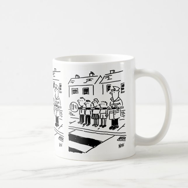 Caneca De Café Lollipop Man usa seu pirulito como barreira (Direita)