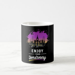 Caneca De Café London England City Cityscape Skyline Funny Gift
