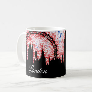 Caneca De Café London England Silhouette