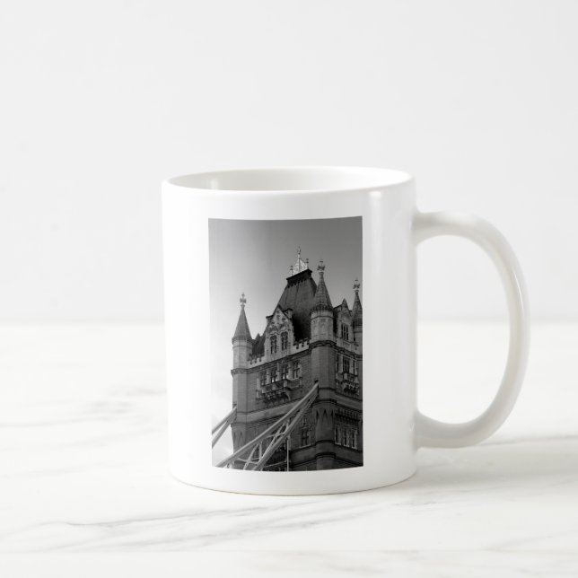 Caneca De Café London Tower Bridge Close-up (Direita)