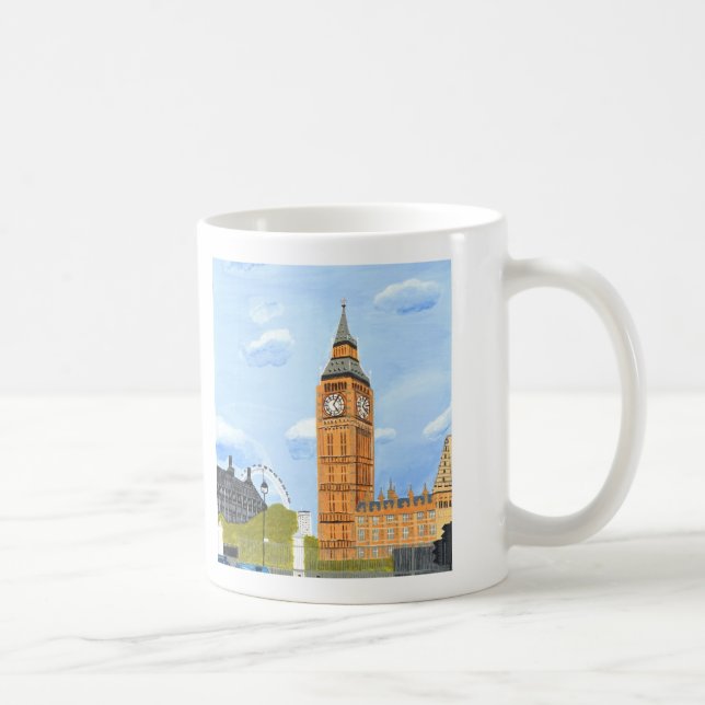 Caneca De Café Londres Big Ben (Direita)