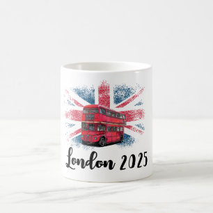 Caneca De Café Londres - Unificação de barramento vermelho person