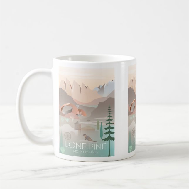 Caneca De Café Lone Pine Mount Whitney Mug (Esquerda)