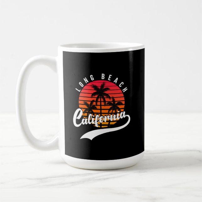 Caneca De Café Long Beach, California Mug (Esquerda)